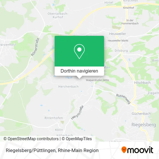 Riegelsberg/Püttlingen Karte