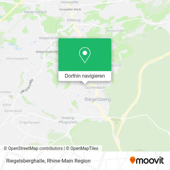 Riegelsberghalle Karte