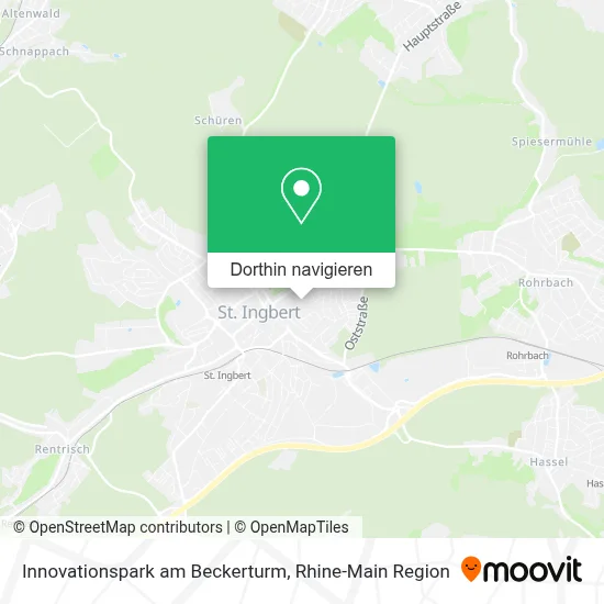 Innovationspark am Beckerturm Karte