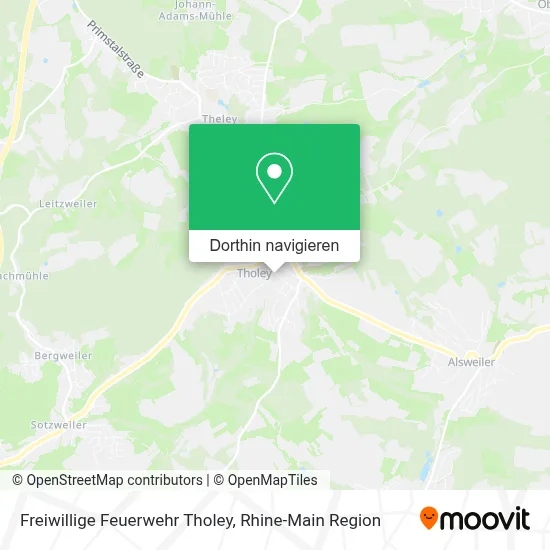 Freiwillige Feuerwehr Tholey Karte
