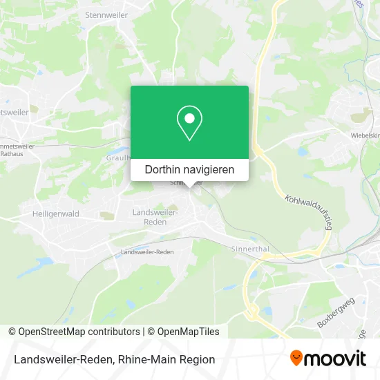 Landsweiler-Reden Karte