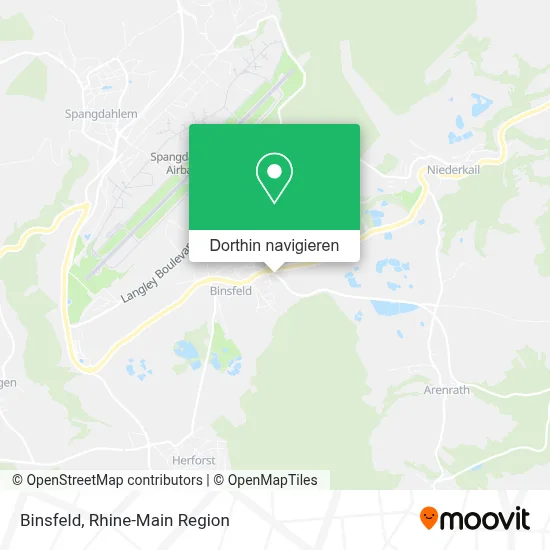 Binsfeld Karte