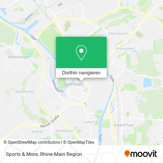 Sports & More Karte
