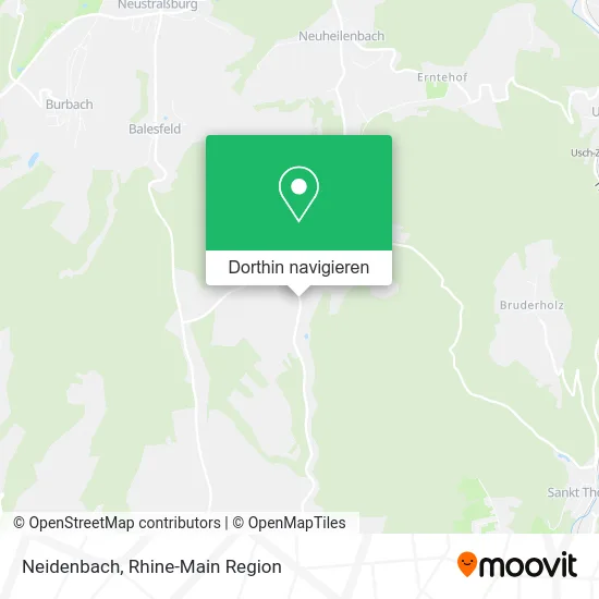 Neidenbach Karte