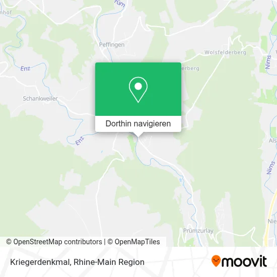 Kriegerdenkmal Karte