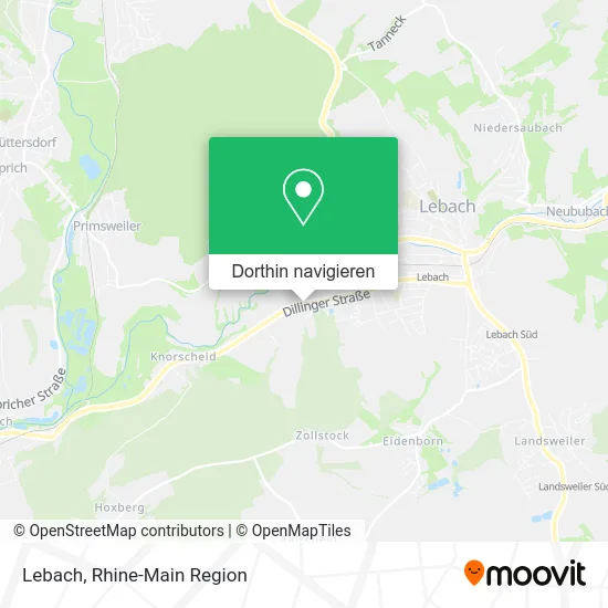 Lebach Karte