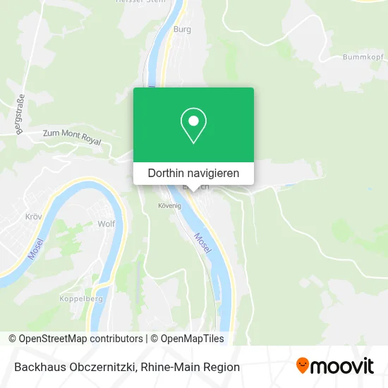 Backhaus Obczernitzki Karte
