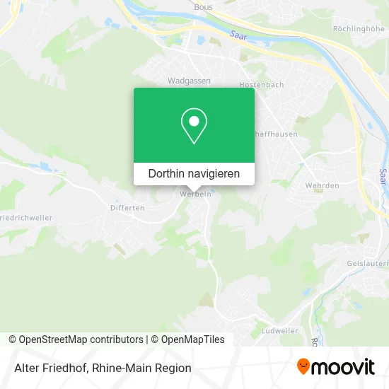 Alter Friedhof Karte