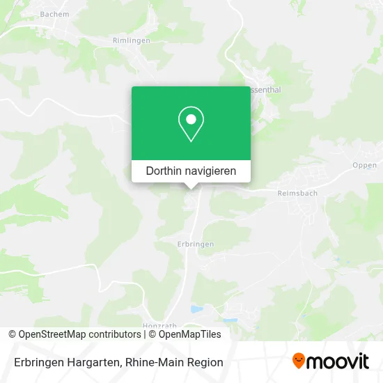 Erbringen Hargarten Karte