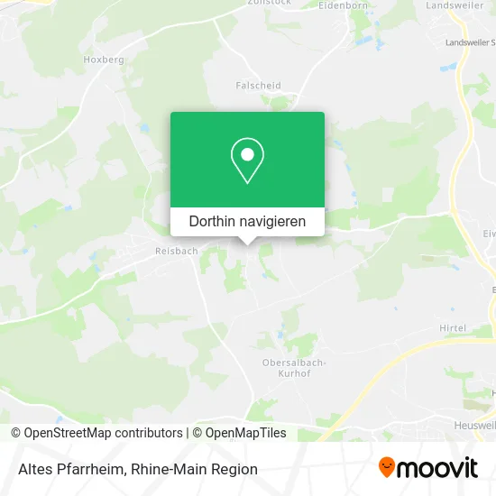 Altes Pfarrheim Karte