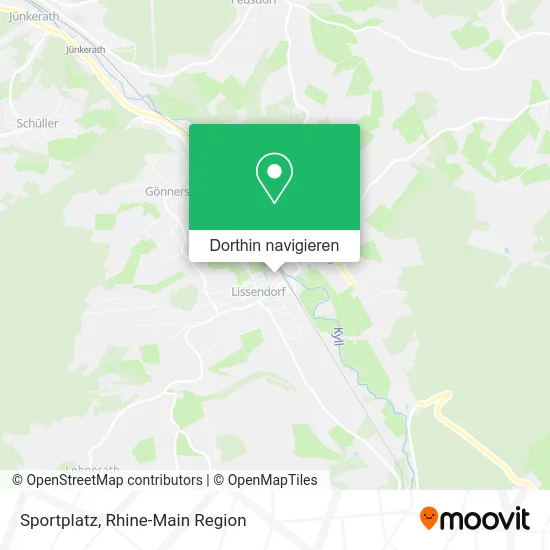 Sportplatz Karte