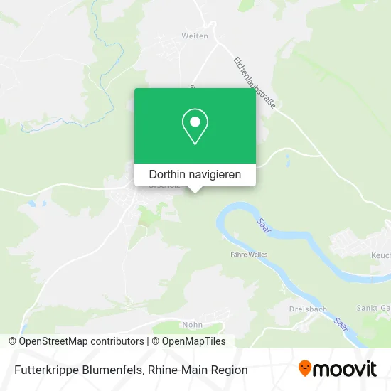 Futterkrippe Blumenfels Karte