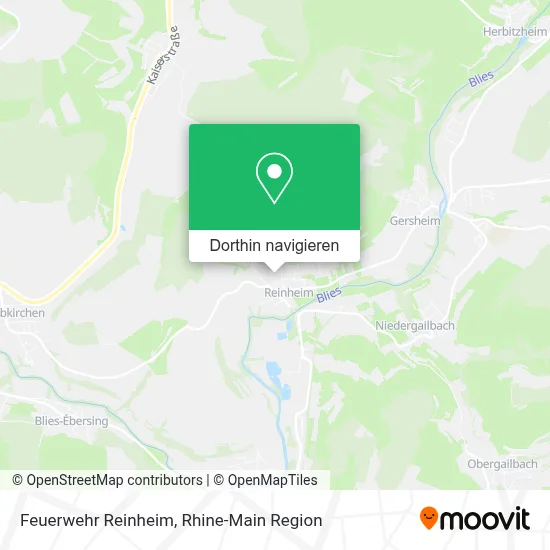 Feuerwehr Reinheim Karte