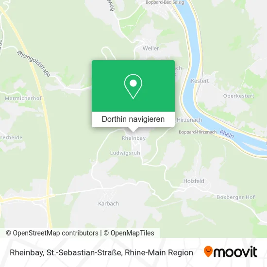 Rheinbay, St.-Sebastian-Straße Karte