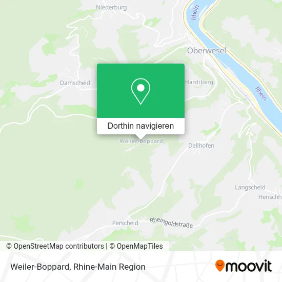 Weiler-Boppard Karte