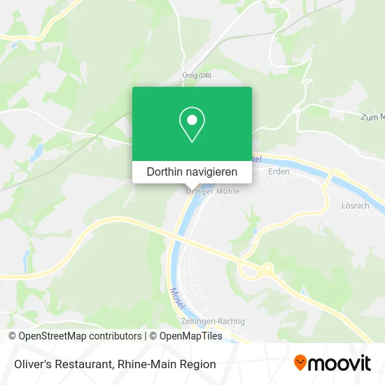 Oliver's Restaurant Karte