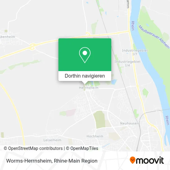 Worms-Herrnsheim Karte