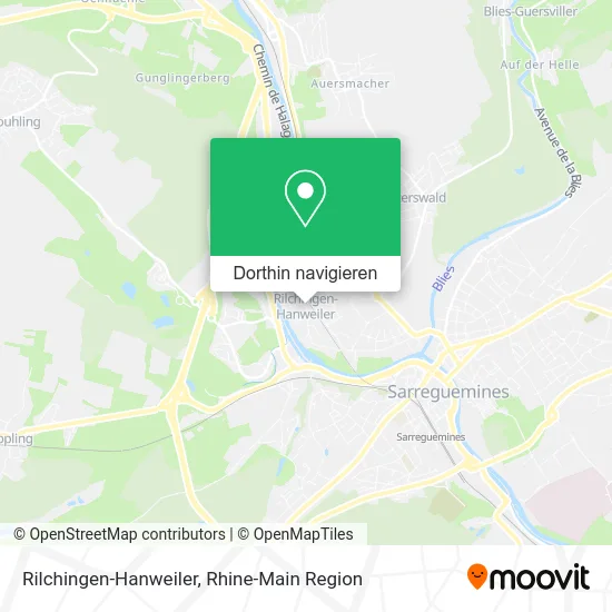 Rilchingen-Hanweiler Karte