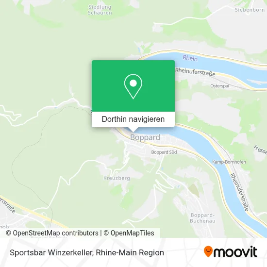 Sportsbar Winzerkeller Karte
