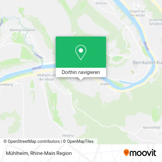 Mühlheim Karte