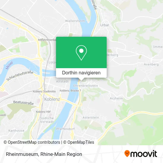 Rheinmuseum Karte
