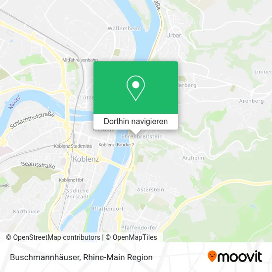 Buschmannhäuser Karte