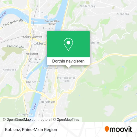Koblenz Karte
