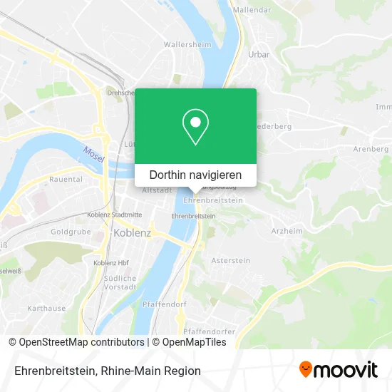Ehrenbreitstein Karte