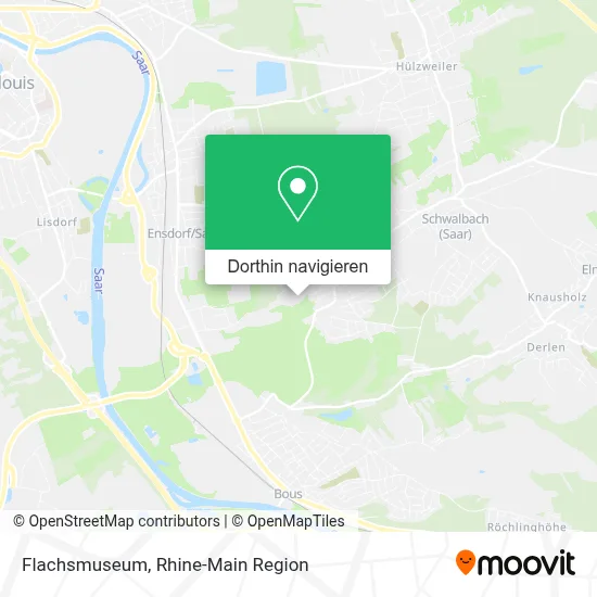 Flachsmuseum Karte