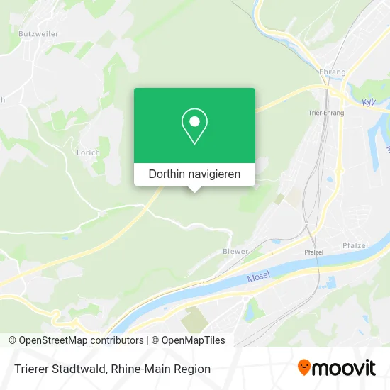Trierer Stadtwald Karte
