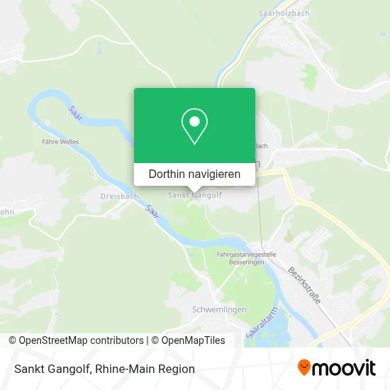 Sankt Gangolf Karte
