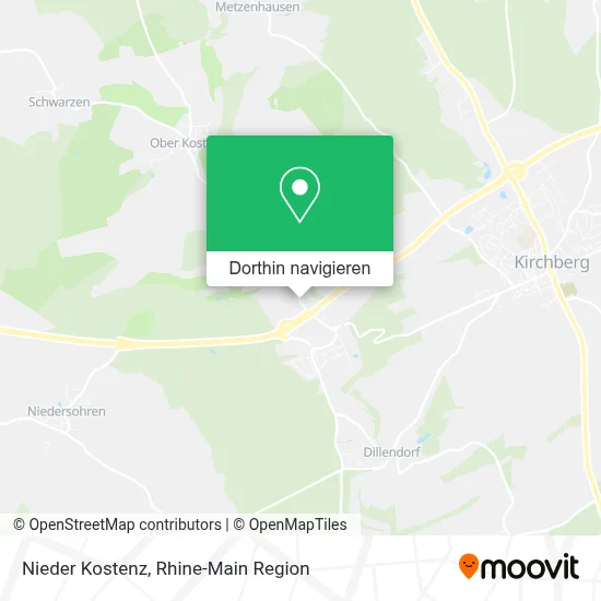 Nieder Kostenz Karte