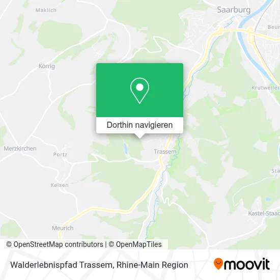Walderlebnispfad Trassem Karte