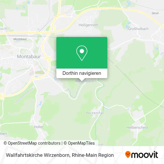Wallfahrtskirche Wirzenborn Karte