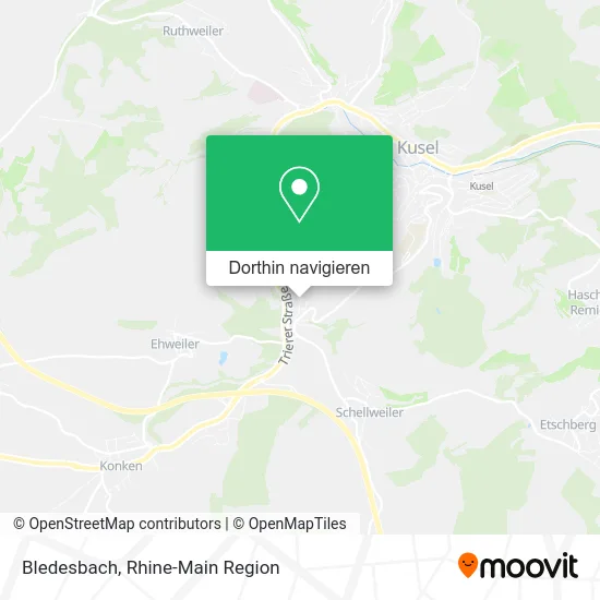 Bledesbach Karte