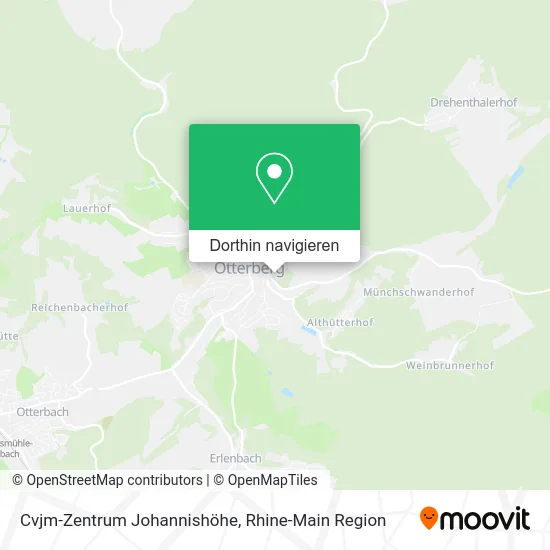 Cvjm-Zentrum Johannishöhe Karte
