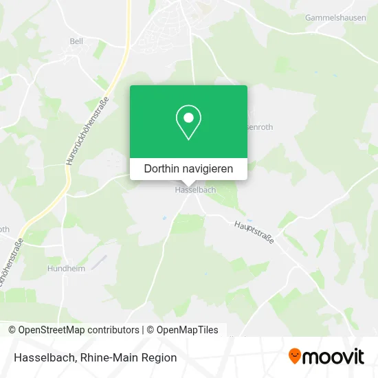 Hasselbach Karte