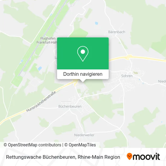 Rettungswache Büchenbeuren Karte