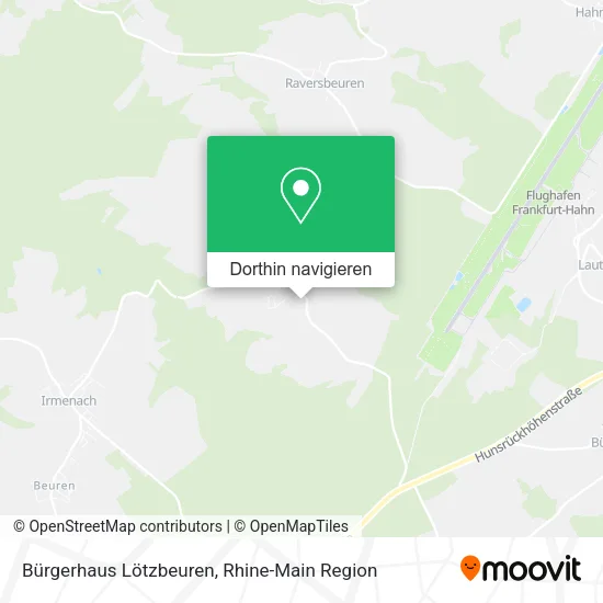 Bürgerhaus Lötzbeuren Karte