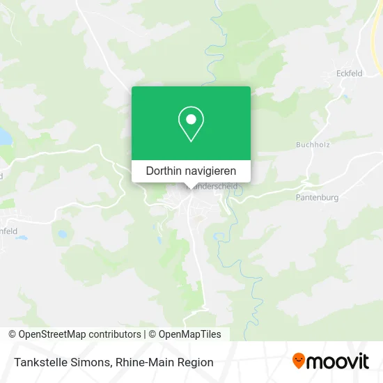 Tankstelle Simons Karte