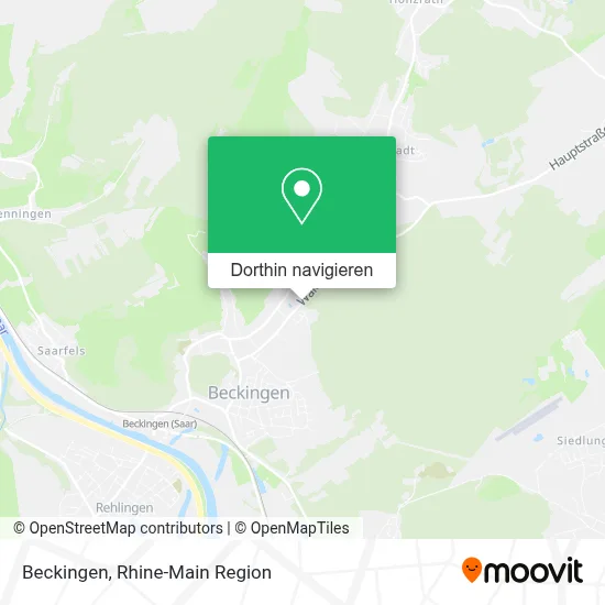 Beckingen Karte