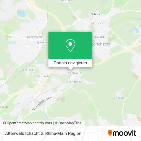 Altenwaldschacht 2 Karte