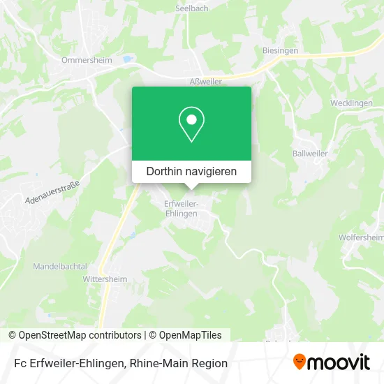 Fc Erfweiler-Ehlingen Karte