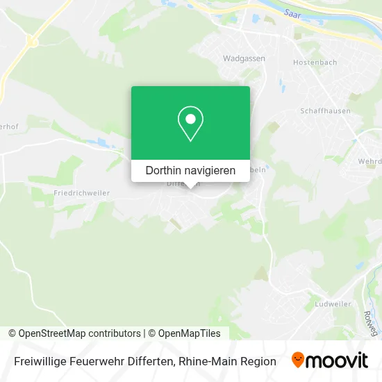 Freiwillige Feuerwehr Differten Karte