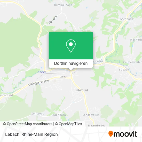 Lebach Karte