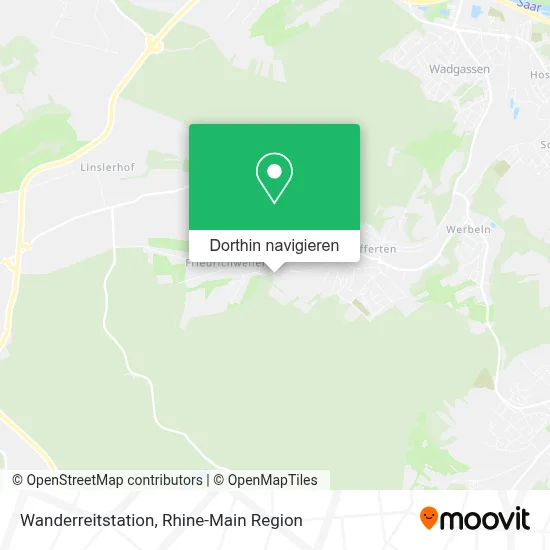 Wanderreitstation Karte