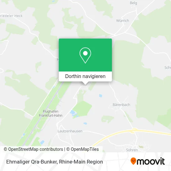 Ehmaliger Qra-Bunker Karte