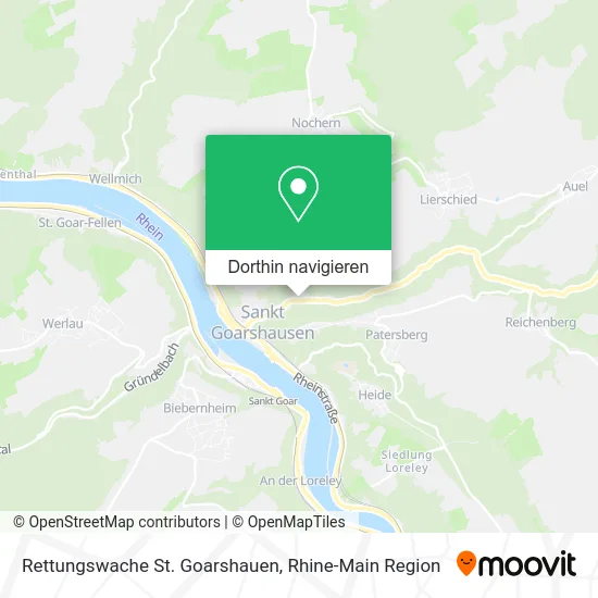 Rettungswache St. Goarshauen Karte