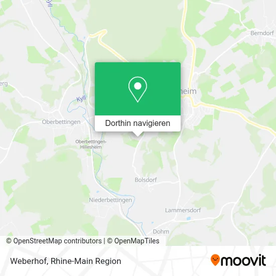 Weberhof Karte