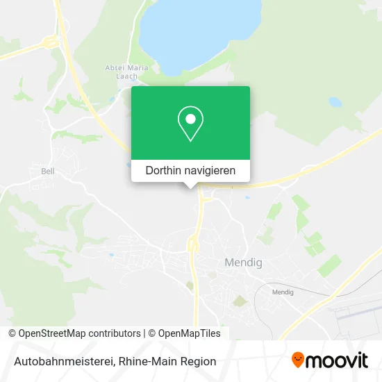 Autobahnmeisterei Karte